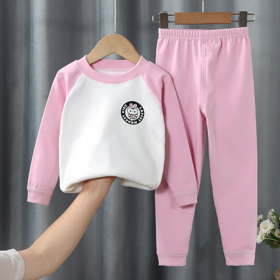 Puntoco Kids Clothing Clearance Children's Sweatshirt Two Piece Set Children's Casual Clothes for Small and Medium Children