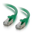 thumbnail image 1 of 10 ft. Cat6 Snagless Shielded-STP Ethernet Network Patch Cable - Green, 1 of 1