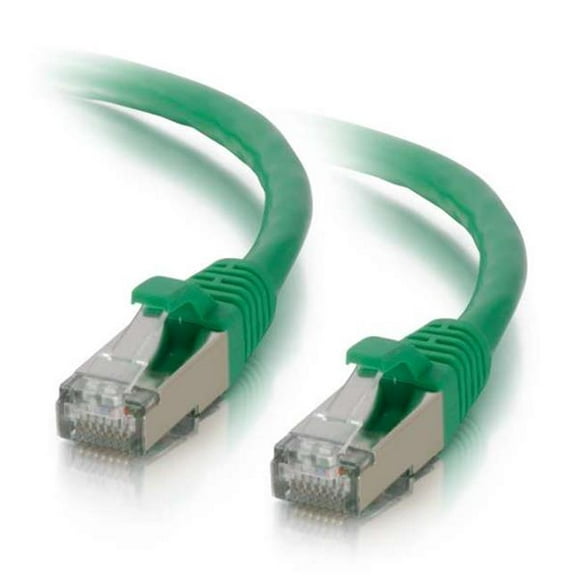 10 Pi Cat6 Câble de Raccordement Réseau Ethernet Blindé Sans Emboîtement - Vert
