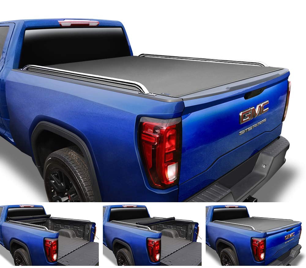 Tyger Auto T2 Low Profile Roll Up Truck Bed Tonneau Cover Tg Bc2c2059 Works With 2014 2019 Chevy Silverado Gmc Sierra 1500 2500 3500 Hd Fleetside 6 5 Bed W O Utility Track Walmart Com Walmart Com