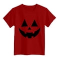 thumbnail image 4 of CMSHTD Halloween Shirts for Kids Boys Short Sleeve Fall, Toddler Boys Cute Children T-Shirts Tops, Red Size 1-2 Years, 4 of 4