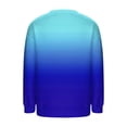 thumbnail image 5 of Bovxnpu Women Fleece Lined Long Sleeve Thermal Shirt Fleece Pullover Drop Shoulder Warm Tops, 5 of 6