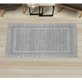 thumbnail image 1 of Geometric Decorative Rug, Abstract Design Lattice Print of Vintage Mesh Grid Intersecting Artwork, Quality Carpet for Bedroom Dorm and Living Room, 6 Sizes, Dust, by Ambesonne, 1 of 1