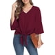 thumbnail image 1 of Txlixc Blusa de color sólido para mujeres Txlixc moda, 1 of 6