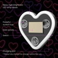 thumbnail image 5 of QenASHaing 2Pcs Car LED Ambient Light, Solar Powered Heart Shape Lights, LED Neon Light for Car Back Window Decoration, Night Driving, 5 Modes, Romantic Gift for Christmas, Valentine's Day, 5 of 7