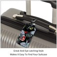 thumbnail image 3 of Square 2Pack PU Leather Panther in the Jungle Cruise Luggage Tag with Privacy Cover and Name ID Tag for Travel Handbags Backpacks Luggage Tags, 3 of 6