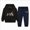P96-Navy, variant on Baby Boy Clothes Long Sleeve Sweatshirt and Sweatpants Fall Winter Sweatsuit Set,baby sweatsuit Blue 7-8 Years