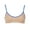 Nude/Navy Glisten, variant on Hanes Girls' Cami Strap Wirefree Bra 2-Pack