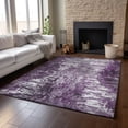 thumbnail image 6 of Addison Rugs Mayfield Washable Transitional Modern Eggplant Rectangle Rug, 10' x 14', 6 of 6