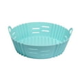 thumbnail image 1 of Air Fryer Silicone Baking Pan Set Non Stick Liners with Opening Holes - Energy Efficient Accessories for Even Crispy Cooking, 1 of 6