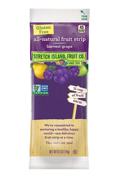 Stretch Island Fruit Company Organic Fruit Strips, Grape, 0.5 Oz (Case