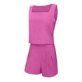 thumbnail image 4 of MKLEKYY Pantalones Cortos Deportivos Para Mujer Conjuntos De 2 Piezas Para Mujer Conjuntos A Juego Pantalones Cortos De Dos Piezas Tops Cortos Conjunto De Ropa De Moda, 4 of 4
