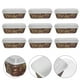 thumbnail image 5 of 10 moldes desechables de papel para hornear, aptos para microondas, tostadora, freidora de aire y pastel de carne pequeño, 5 of 8