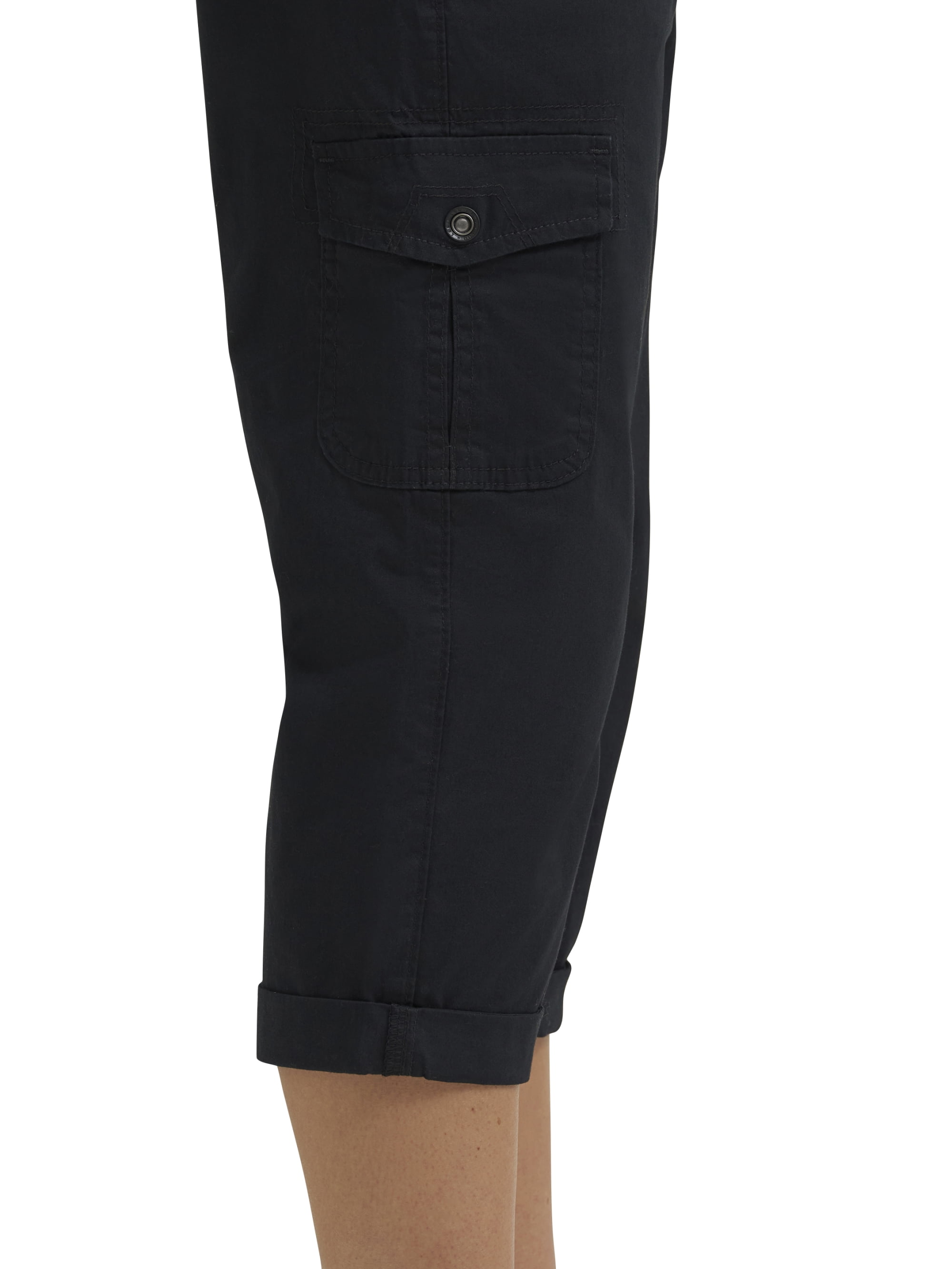Lee Women's Austin Knit Relaxed Cargo Capri