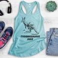 thumbnail image 2 of Tyrannosaurus Deer Tank Top, Ladies Racerback Tank Top, Kangaroo Tank, Roo Tank, Cancun, XX-Large, 2 of 3