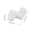 Mesh Screen Clips ADDHAT 24Pcs White Plastic Window Screen Clips Strong Durable Fasteners ...