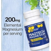 Natural Stacks MagTech Magnesium Supplement - Chelated Magnesium Complex - 3 Forms of Magnesium: Magtein Magnesium L-Threonate, Glycinate & Taurate - Supports Relaxation & Brain Health, 90 Capsules