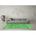 thumbnail image 3 of Ahgly Company Indoor Round Persian Emerald Green Traditional Area Rugs, 8' Round, 3 of 4