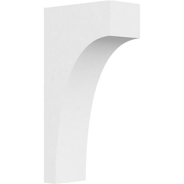 Ekena Millwork CORP03X07X14STO Standard Stockport Architectural Grade PVC Corbel - 14 x 3 x 7 in.