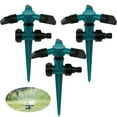 thumbnail image 2 of EIMELI  3PCS Garden Sprinklers for Yard 360 Degree Rotating Lawn Sprinkler Covering Large Area Adjustable Garden Water Sprinklers Automatically Irrigation System, 2 of 9