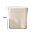 thumbnail image 3 of Maoww Kitchen Waste Compost Bin Multifunction Holder for Cabinet Door Countertop White 7L, 3 of 9