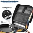 thumbnail image 4 of FORMRS Zipper Binder with Shoulder Strap 2-inch Ring 500 Sheet Capacity File Bag, Retro Colorful Stripes, 4 of 5