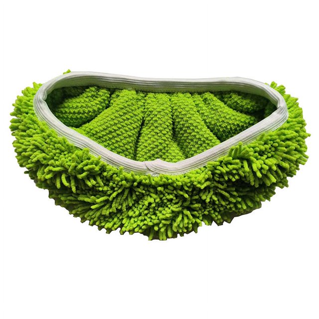 Funda de tela absorbente de agua de repuesto adaptada a la fregona plana Swiffer Mop Paño de fregona rotativa húmeda y seca para uso doméstico