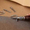 thumbnail image 4 of Kit de herramientas profesionales para manualidades de cuero, costura a mano, punzón, tallado, juego de ranuradoras para sillas de montar, accesorios, herramientas de bricolaje, 4 of 4
