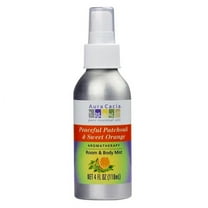 Aura Cacia Aromatherapy Mist For Room And Body, Patchouli And Orange - 4 Oz