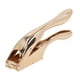 thumbnail image 1 of Prensa de ajo de aleación de aluminio de color dorado con diseño de dientes de estilo delfín, trituradora de ajo multiusos para nueces de jengibre, 1 of 14