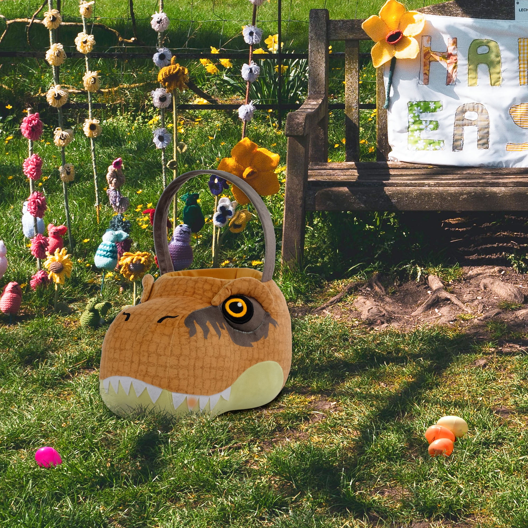 Jurassic World Figural Plush Easter Basket, by Ruz