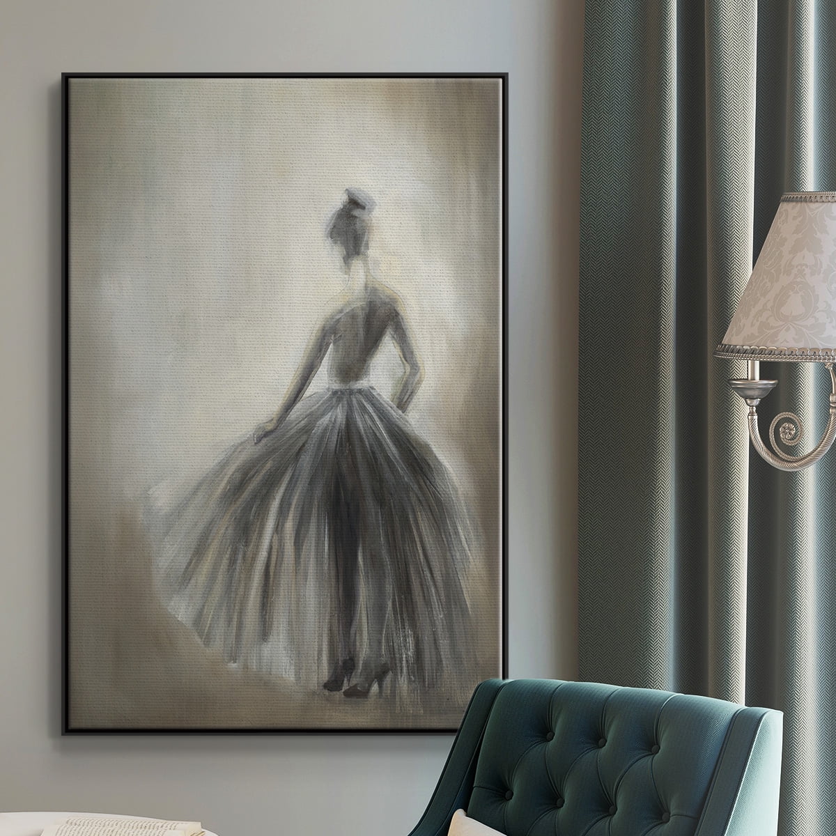 Over in the Light Framed Premium Gallery Wrapped Canvas - Ready to Hang