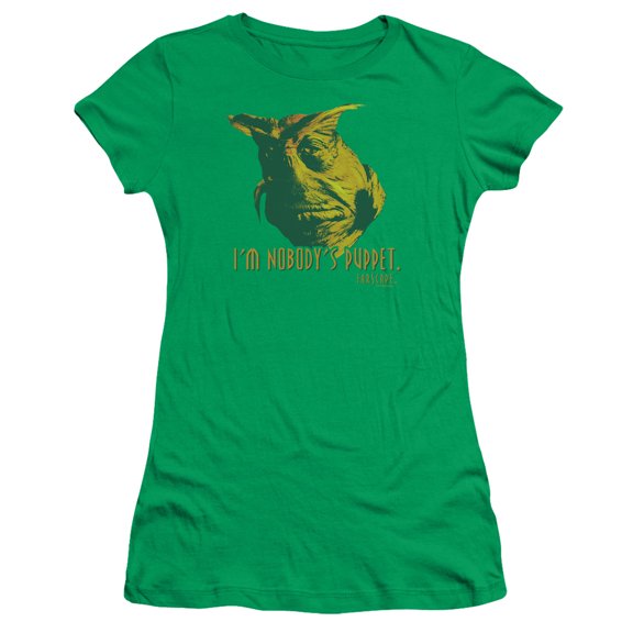 Farscape - Nobodys Puppet - Juniors Teen Girls Cap Sleeve Shirt - Medium