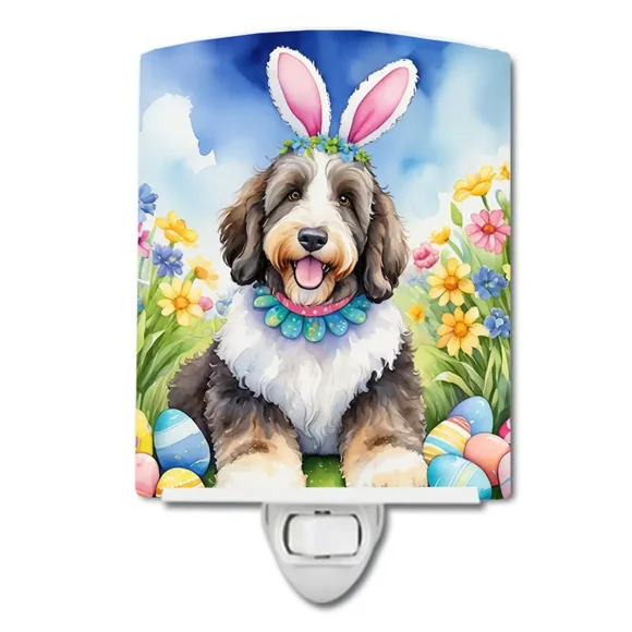 Bernedoodle Ceramic Night Light