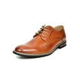 thumbnail image 4 of Bruno Marc Mens Lace Up Leather Shoes Classic Brogue Oxford Shoes BROWN Size 11, 4 of 8