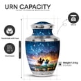 thumbnail image 2 of Yatskia Playing Horse Polo Large Funeral Burial Urns for Human Ashes Adult Mother and Father, Little Cremation Keepsake Urn for Ashes Adult Male, (Tasty 10 Inch and 3 Inch), 2 of 8