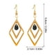 thumbnail image 3 of Pendientes cuadrados calados para chicas adolescentes Pendientes minimalistas de piercing Pendientes de moda, 3 of 8