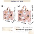 thumbnail image 2 of FORMRS Womens Corduroy Tote Bag Crossbody Shoulder Handbag with Pocket, Pastel Pink Halloween, 2 of 7