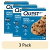 (3 pack) Quest Protein Bar, Oatmeal Chocolate Chip, 20g Protein, Gluten Free, 4 Count
