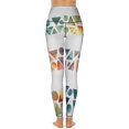 thumbnail image 3 of Geometric Watercolor Pattern Design Leggings Legging Gym Gym Pants Gym Clothing Womens Leggings, 3 of 6