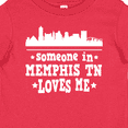 thumbnail image 4 of Inktastic Memphis Tennessee Someone Loves Me Skyline Boys or Girls Baby T-Shirt, 4 of 5