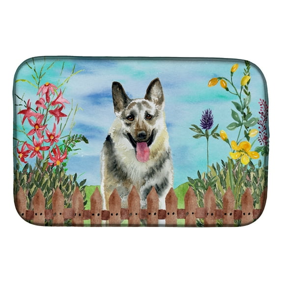 East-European Shepherd Spring Dish Drying Mat