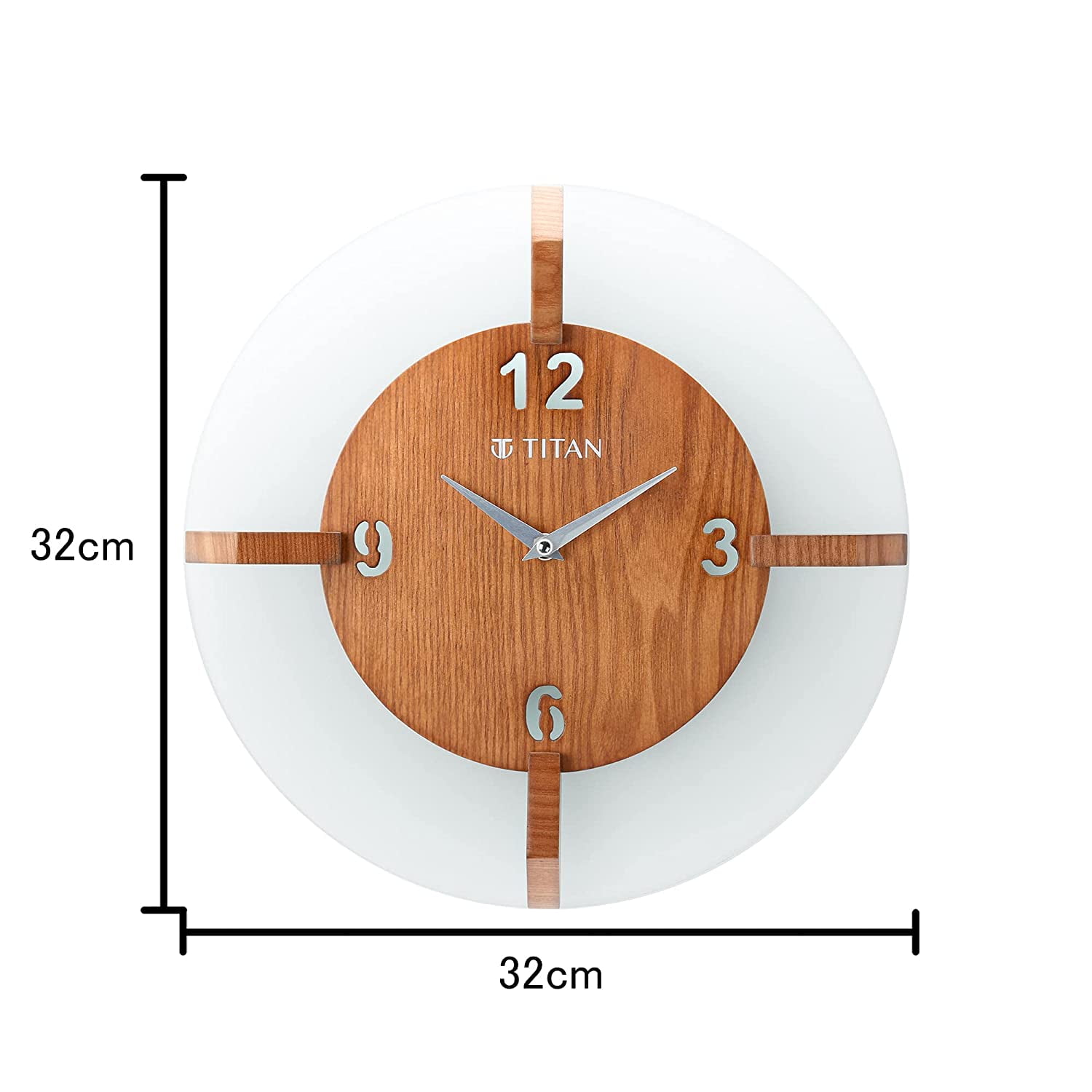 Titan wooden wall clock hotsell