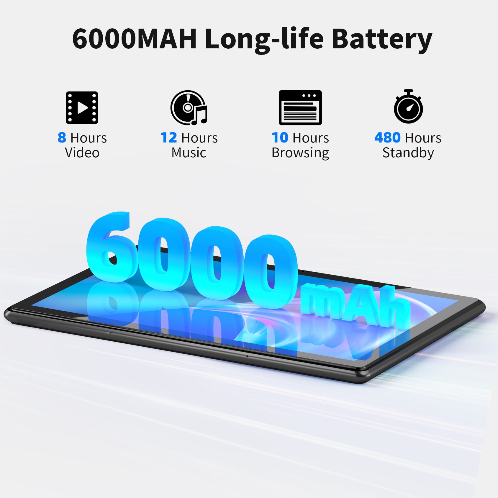 SGIN 10 inch Android 12 Tablet 8gb RAM 128gb ROM 1920*1080 Tablets