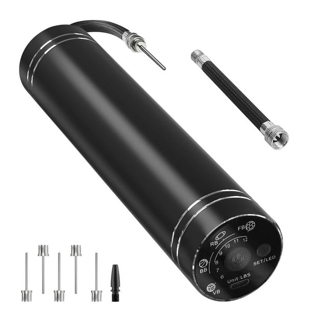 Morpilot Electric Air Pump with Needle and Nozzle Rechargeable Air