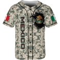 thumbnail image 2 of Personalized Mexico Mexican Baseball Shirt, Customized Team Name Mexican Aztec Baseball Jersey for Men for Men,Women S-5XL (L), 2 of 7