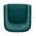 thumbnail image 7 of Shininglove 27.36" Modern Swivel Chairs with Elastic Sponge Backrest Seat Cushion Solid Wood Frame Upholstery Sofa Chairs for Bedroom Living Room, 7 of 7