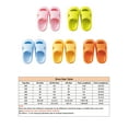 thumbnail image 2 of Fangasis Boys Shower Slippers Cozy Water Shoes Flat Slide Sandals House Non-Slip Clogs Yellow 7C, 2 of 6