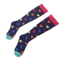 thumbnail image 1 of 1 Pair Compression Socks, Promote Circulation Reduce Swelling Breathable Running Compression Socks For Athletes Nurses, 1 of 8