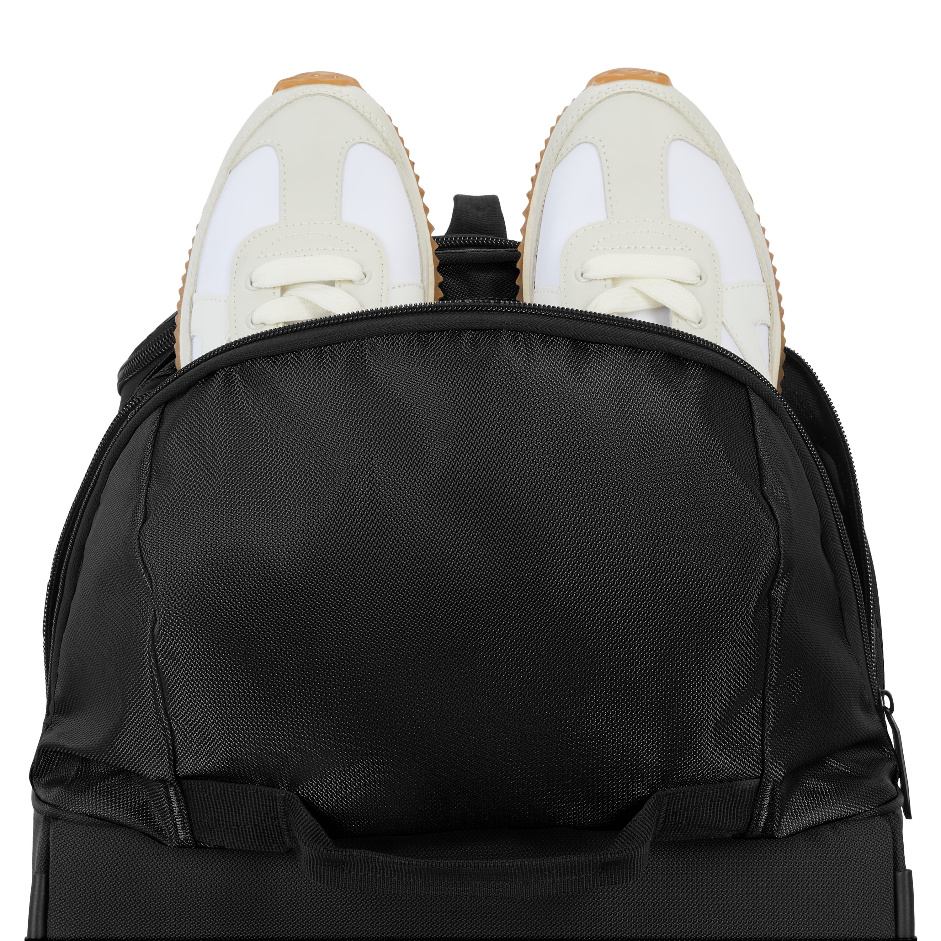 American Tourister Black 28-inch Wheeled Duffel Bag with Drop Bottom Compartment